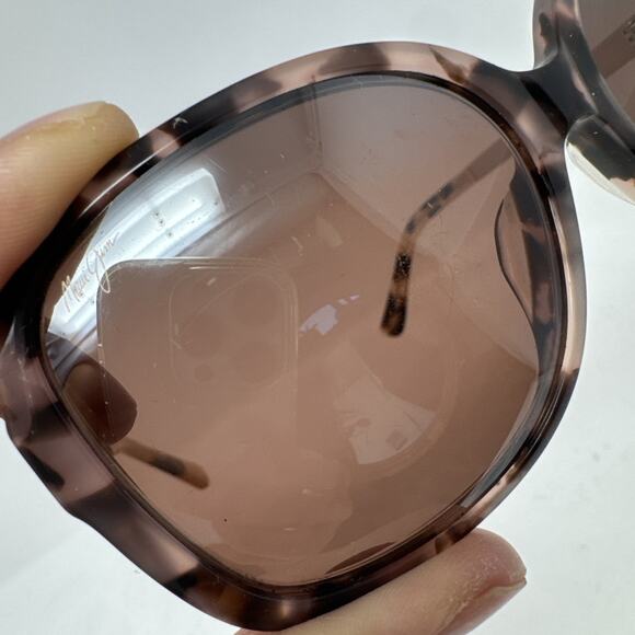 MAUI JIM MELIKA MJ 760-09T *FRAME ONLY SUNGLASSES PINK TORTOISE 58-16-140 W/case - Picture 3 of 9